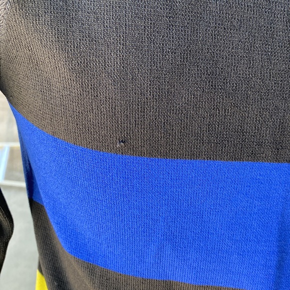 INC boatneck striped sweater M - Picture 5 of 8